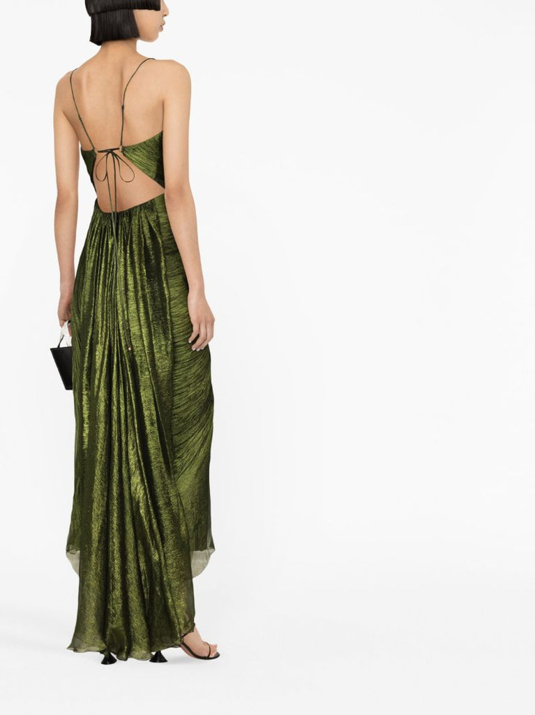 Green Regina Silk Gown