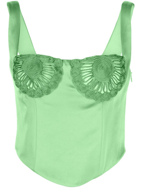 Green Micah Bodice Top