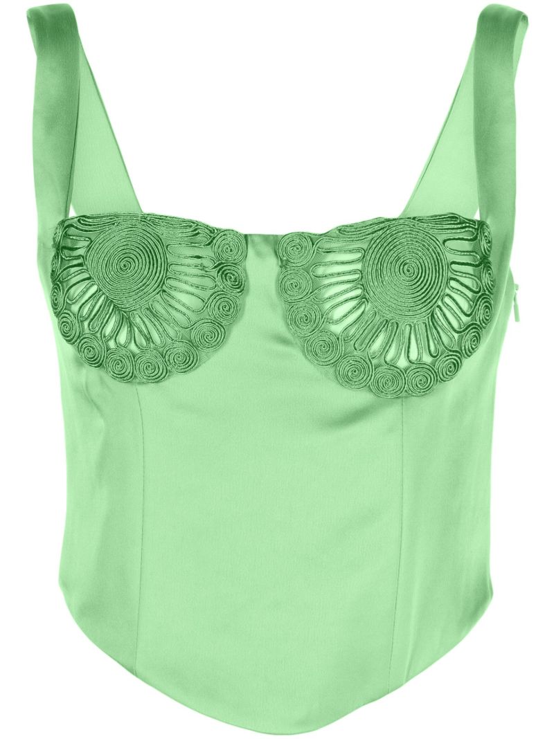 Green Micah Bodice Top