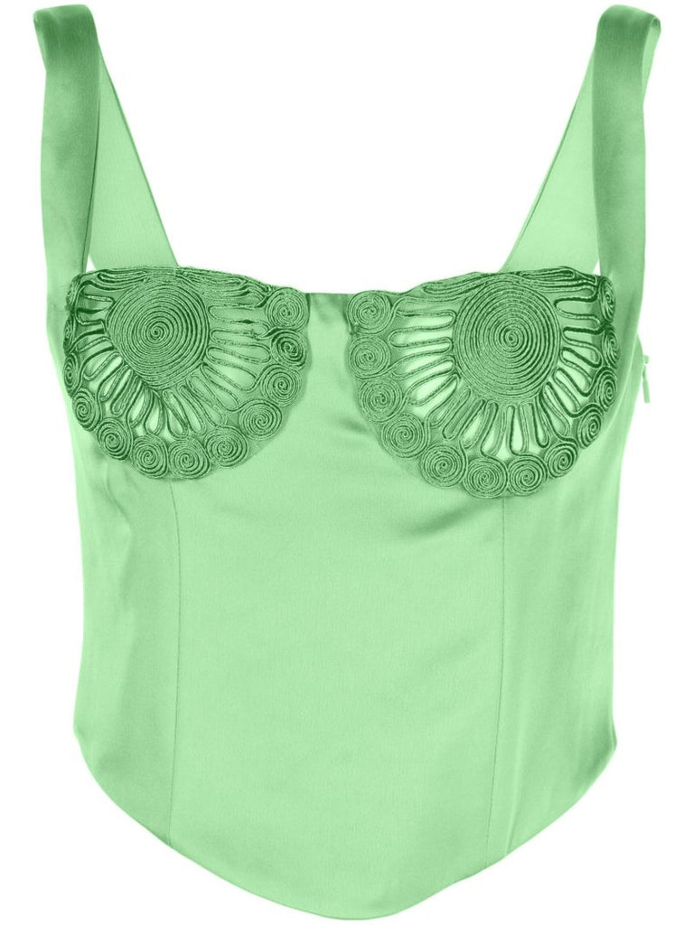 Green Micah Bodice Top