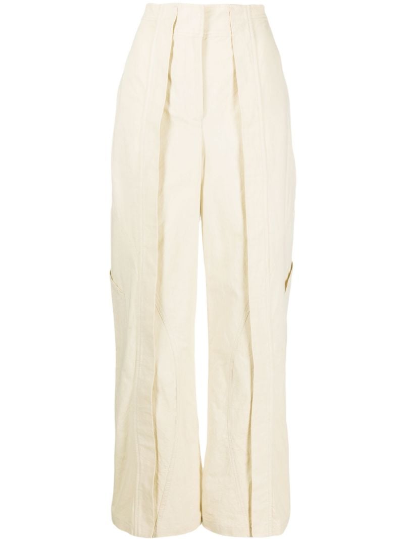 Neutral Cocosolo Straight-leg Trousers