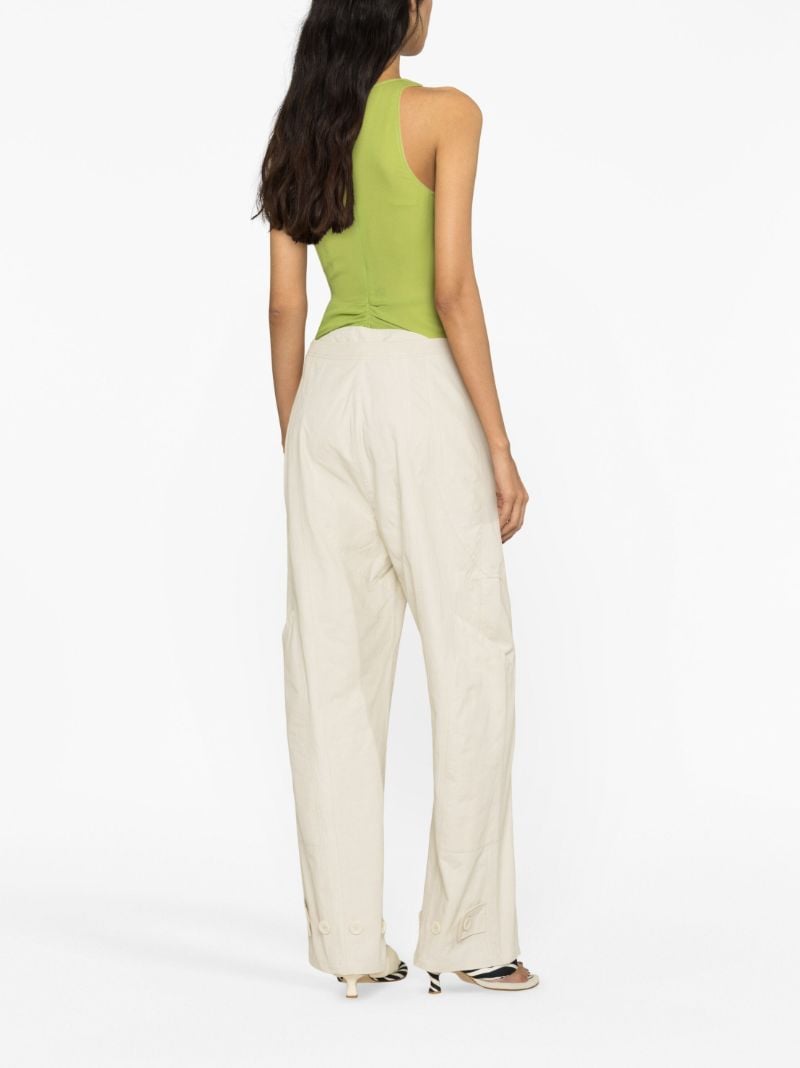Neutral Cocosolo Straight-leg Trousers