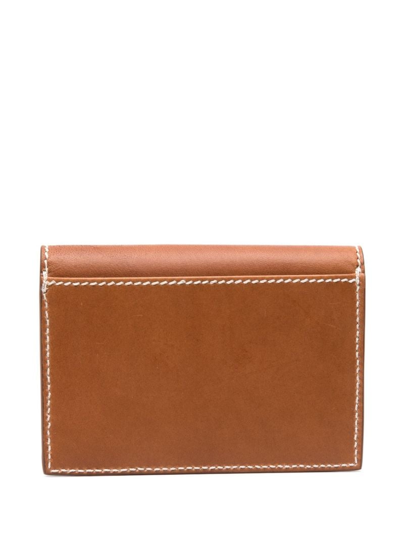 Brown Envelope Leather Cardholder