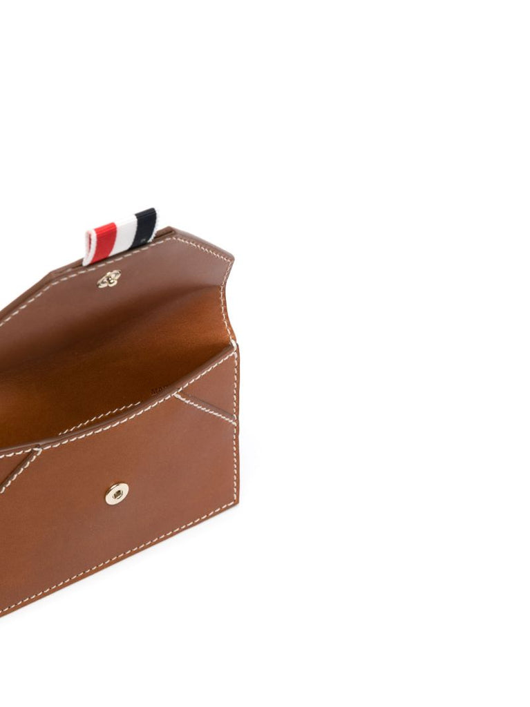 Brown Envelope Leather Cardholder
