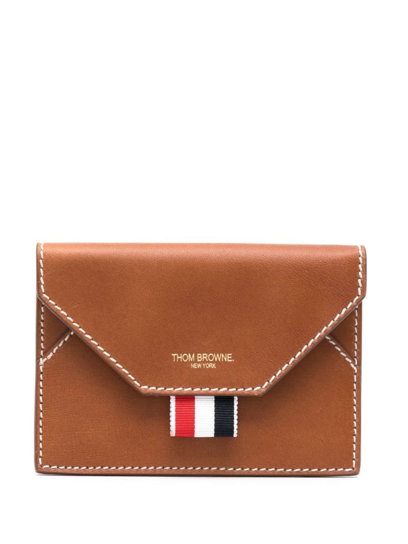 Brown Envelope Leather Cardholder