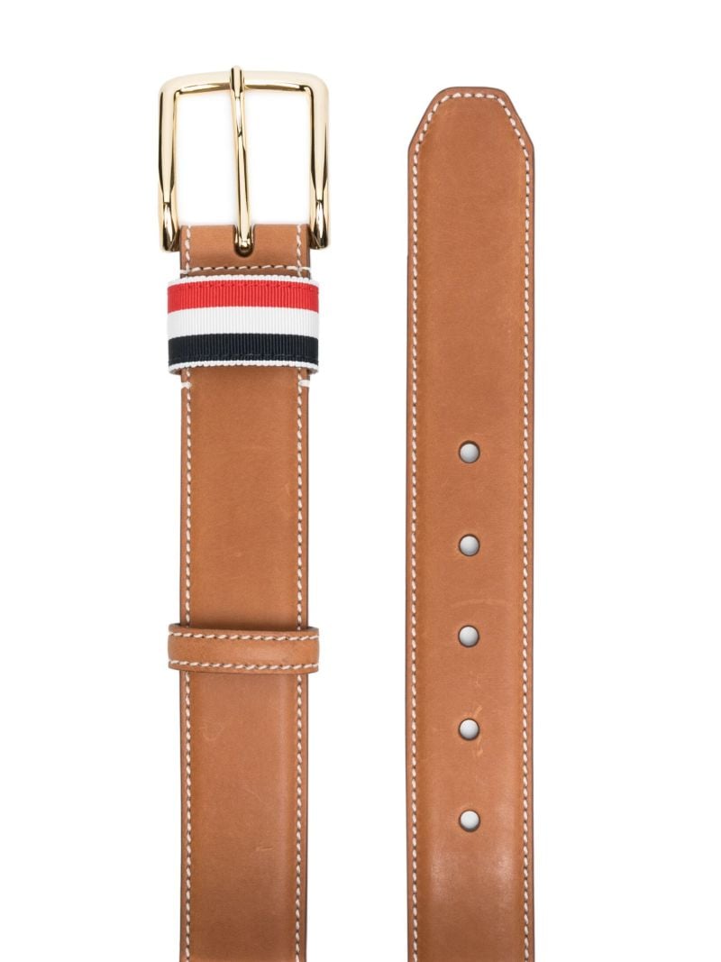 Brown Rwb Loop Leather Belt