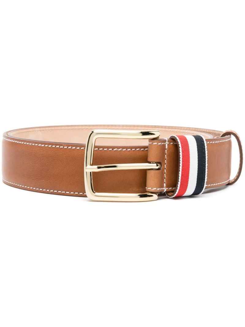 Brown Rwb Loop Leather Belt