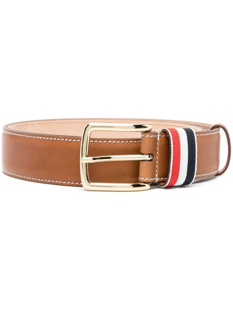 Brown Rwb Loop Leather Belt