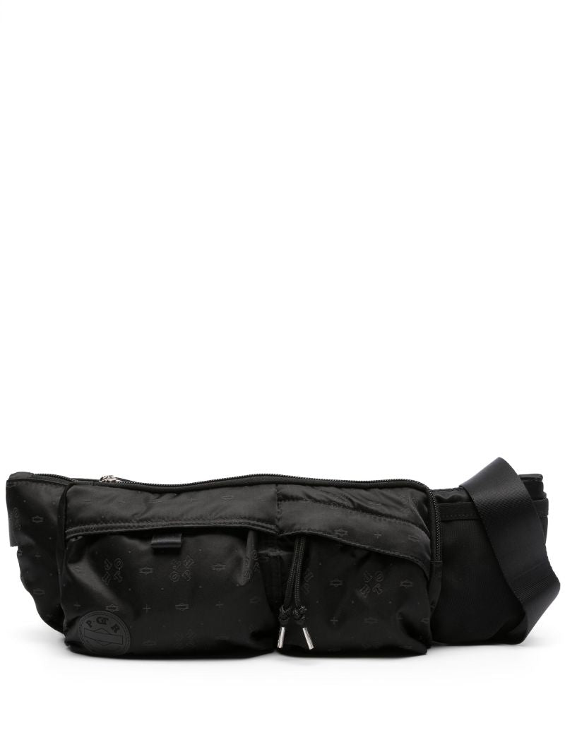 Black Monogram Jacquard Belt Bag