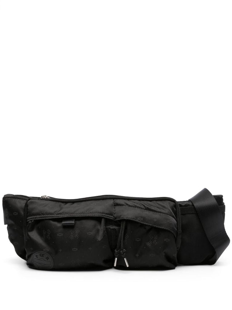 Black Monogram Jacquard Belt Bag