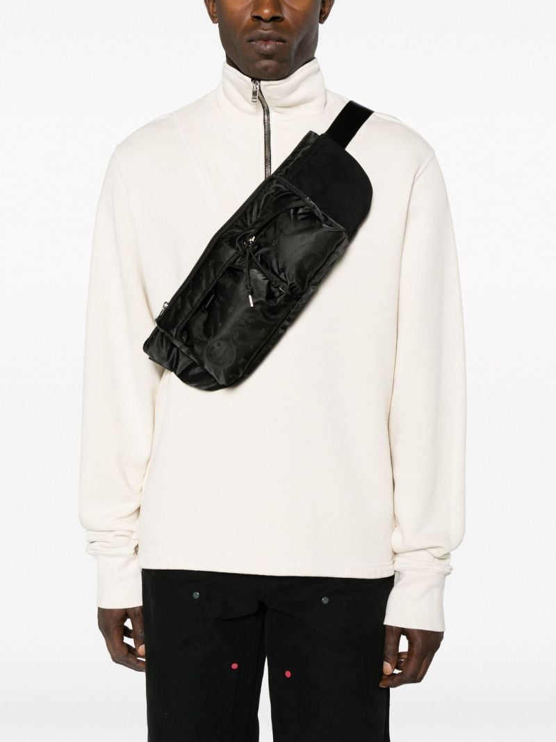 Black Monogram Jacquard Belt Bag