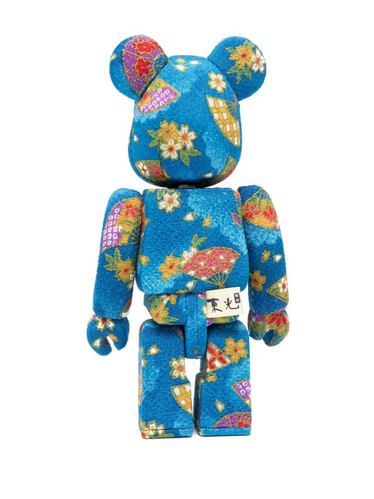 Blue Bearbrick Kimekomi 100% and 400% Set