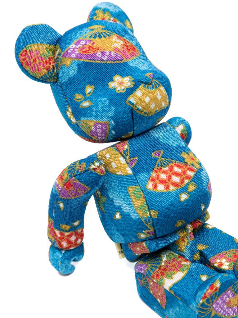 Blue Bearbrick Kimekomi 100% and 400% Set