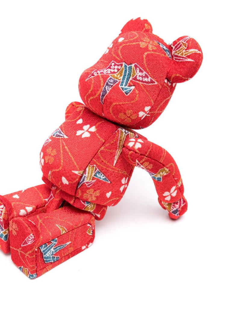 Red Bearbrick Kimekomi 100% and 400% Set