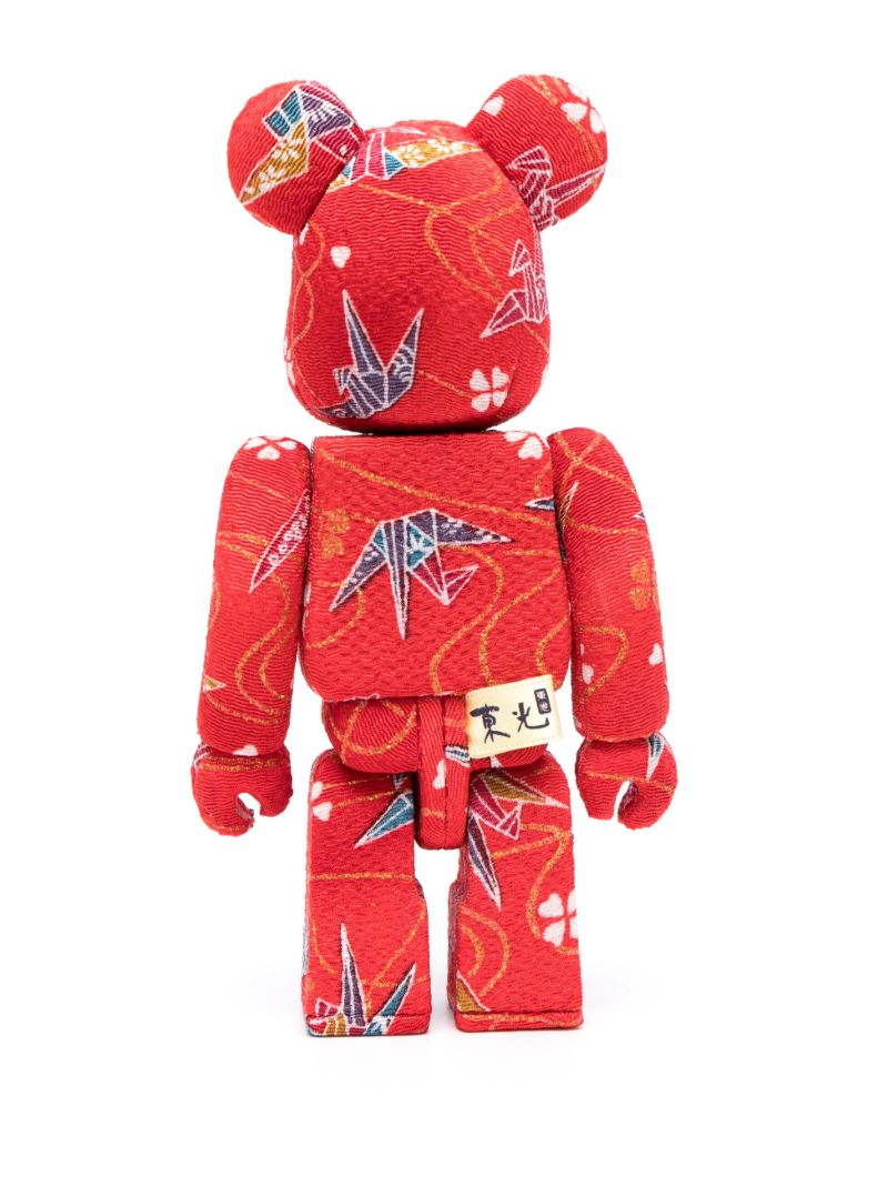Red Bearbrick Kimekomi 100% and 400% Set