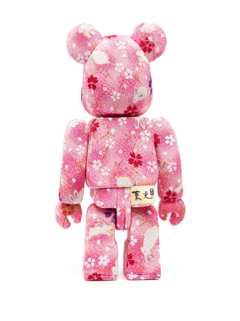 Pink Bearbrick Kimekomi 100% and 400% Set