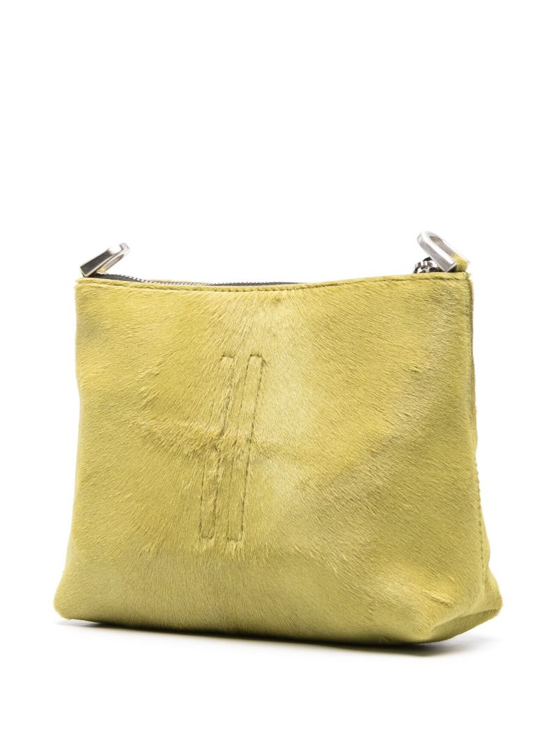 Yellow Leather Cross Body Bag