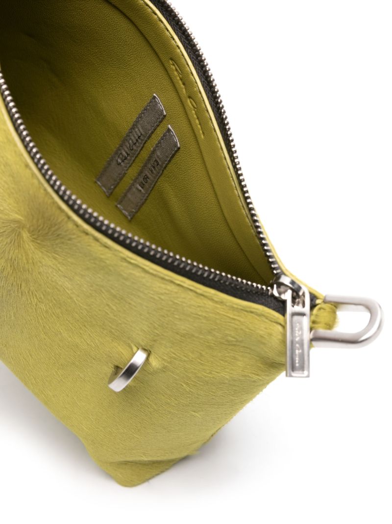 Yellow Leather Cross Body Bag