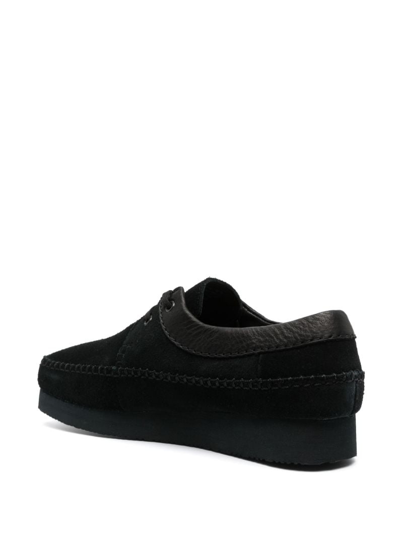 Black Weaver Suede Shoes