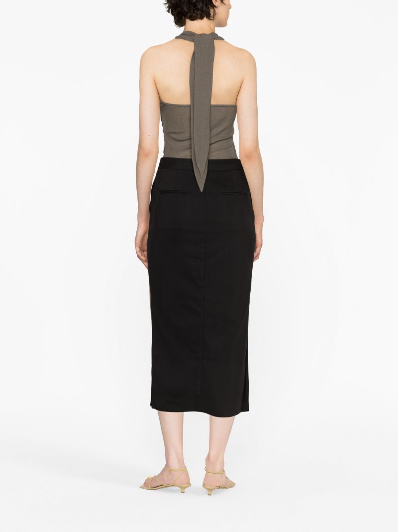 Grey Nurcan Halterneck Top