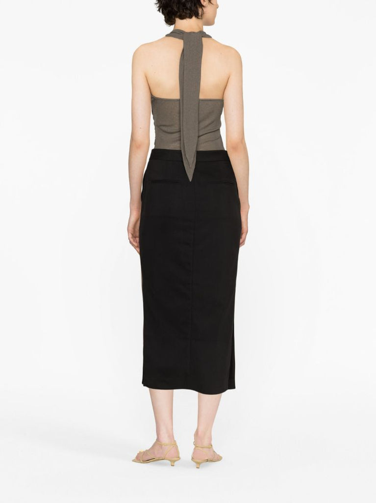 Grey Nurcan Halterneck Top