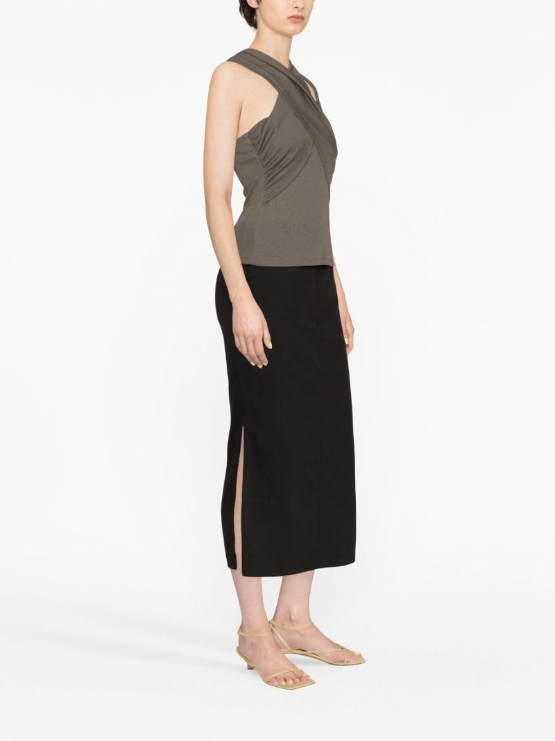 Grey Nurcan Halterneck Top