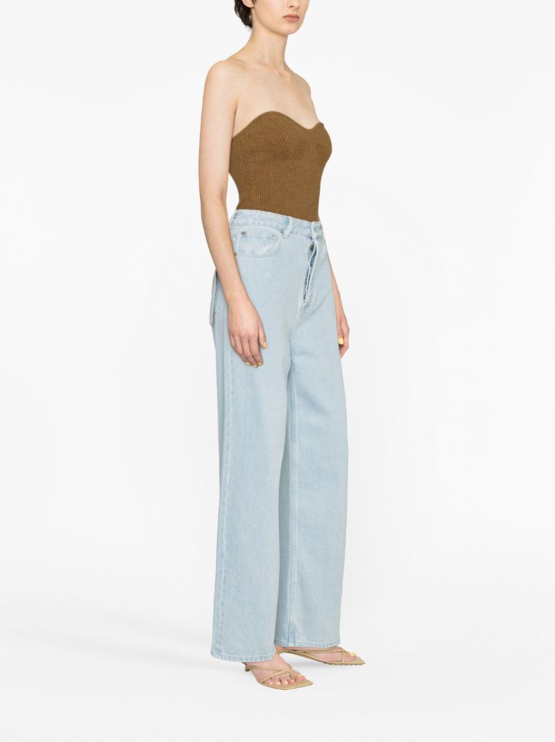 Blue Josine Wide-leg Jeans