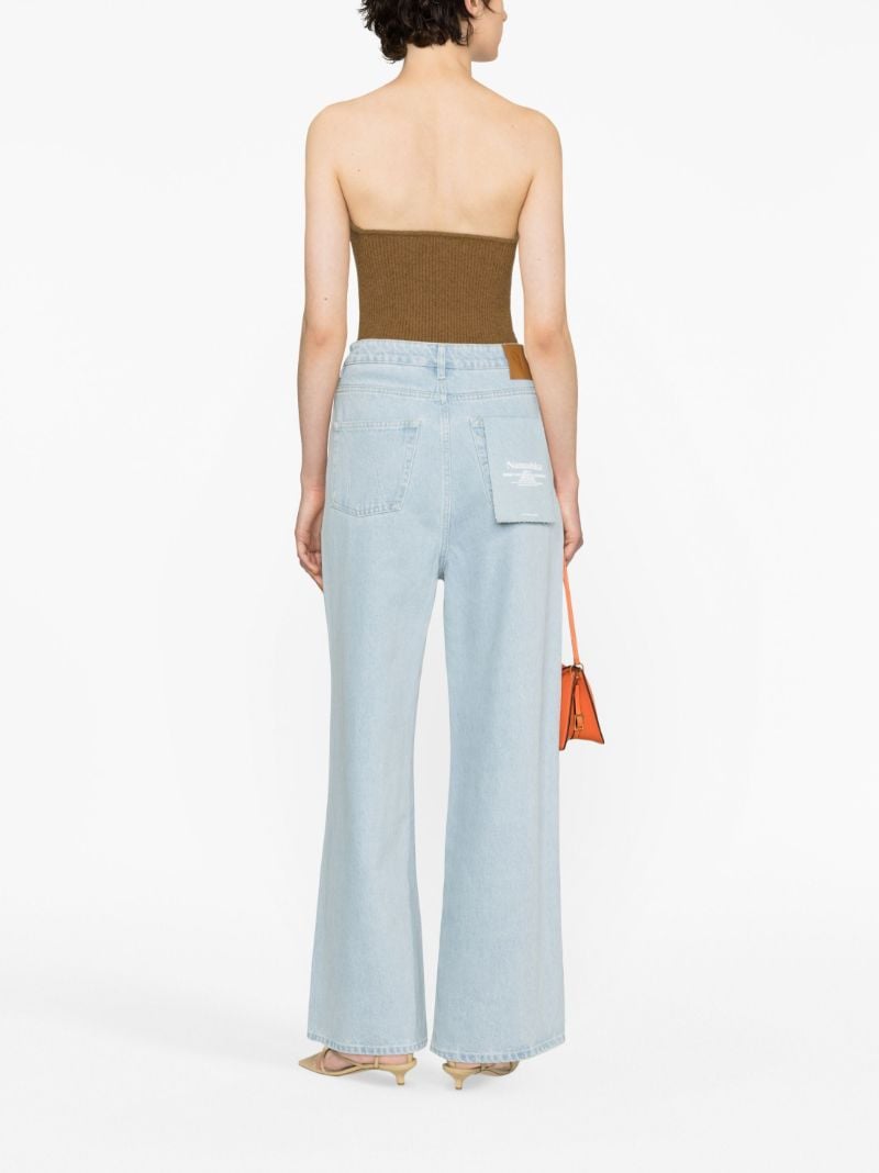 Blue Josine Wide-leg Jeans