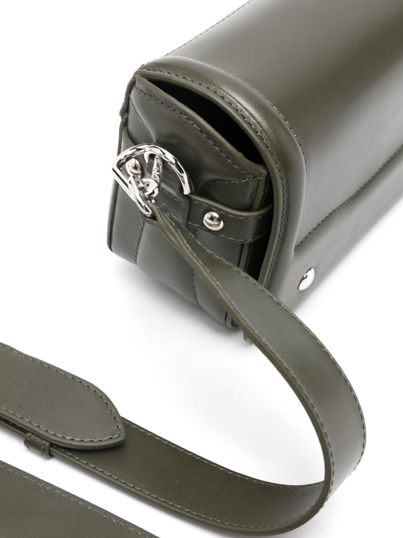 Green Ransel Mini Leather Satchel Bag