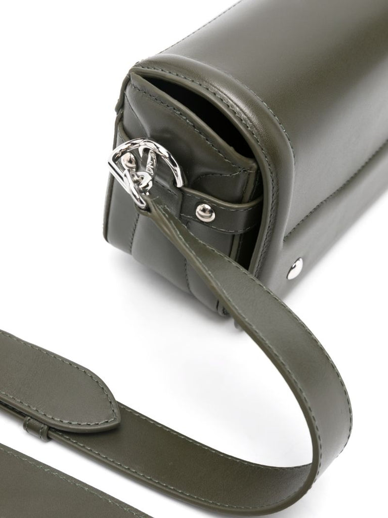 Green Ransel Mini Leather Satchel Bag