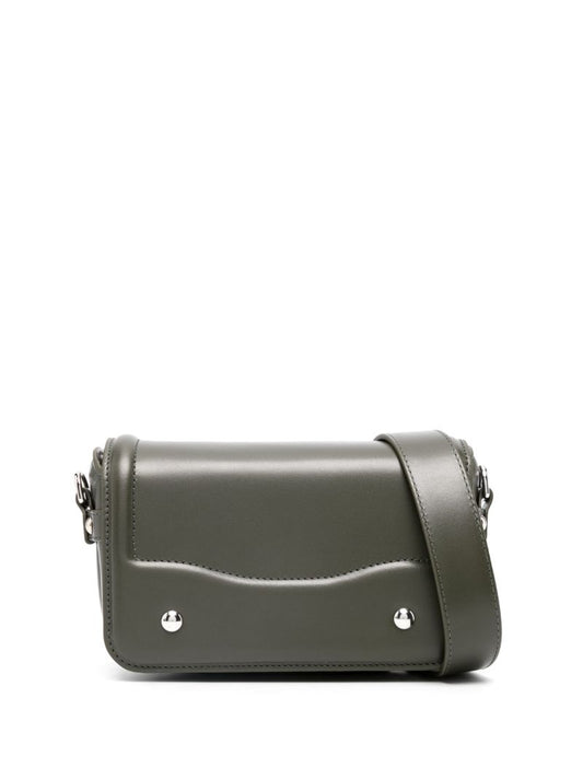 Green Ransel Mini Leather Satchel Bag