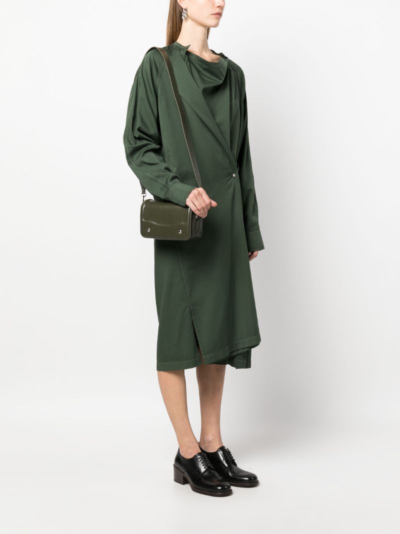 Green Ransel Mini Leather Satchel Bag