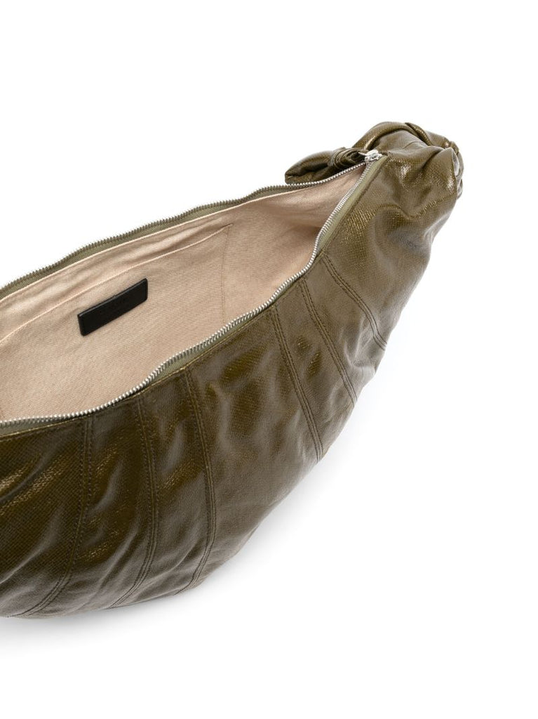 Green Large Croissant Cross Body Bag