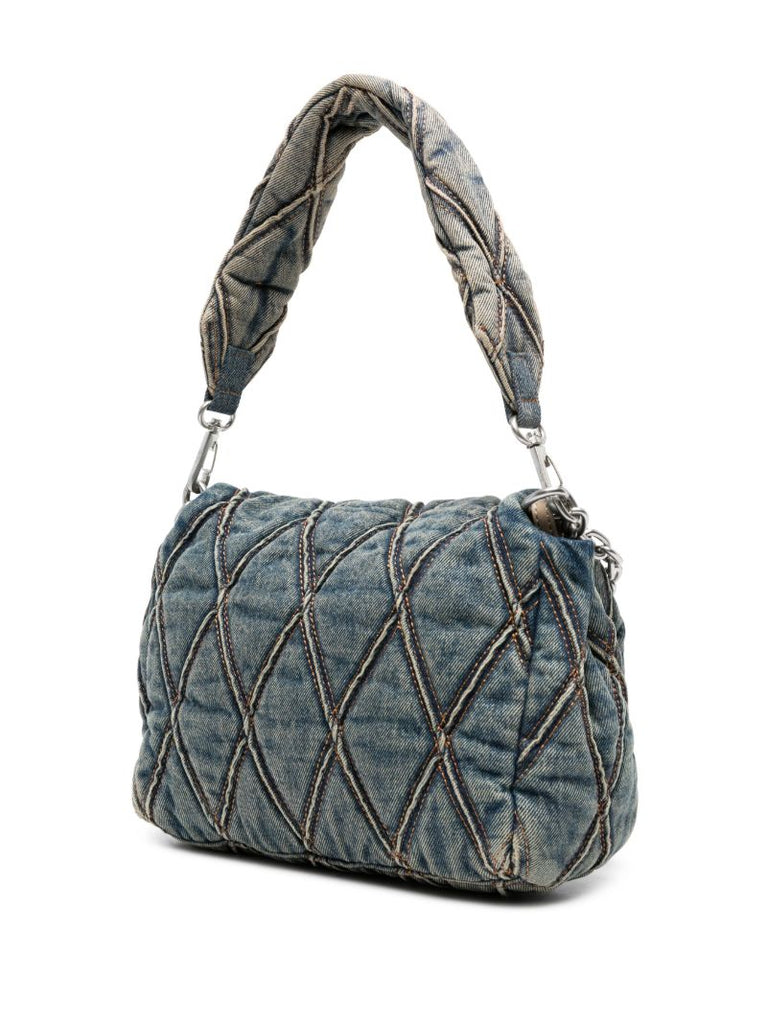 Blue Charm-d Denim Shoulder Bag