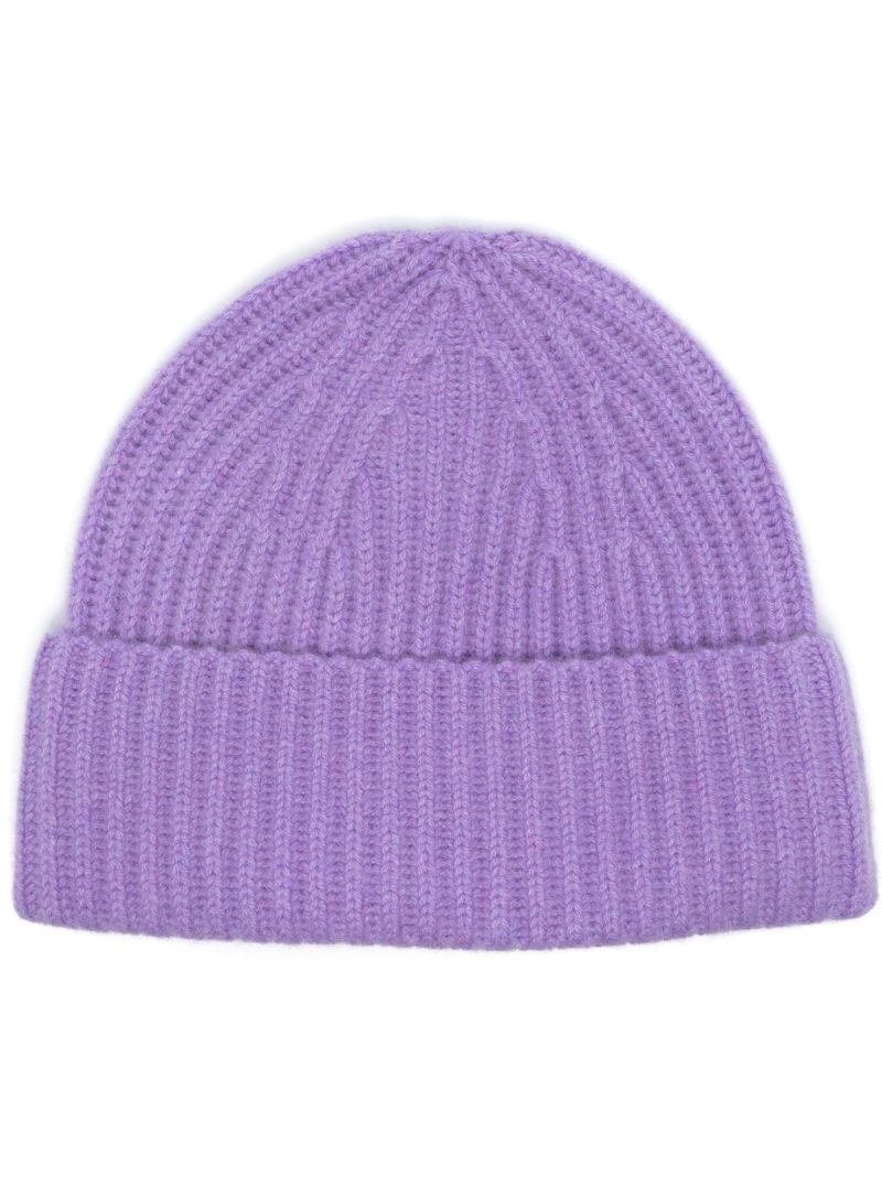 Lavender Purple Cashmere Martigny Beanie