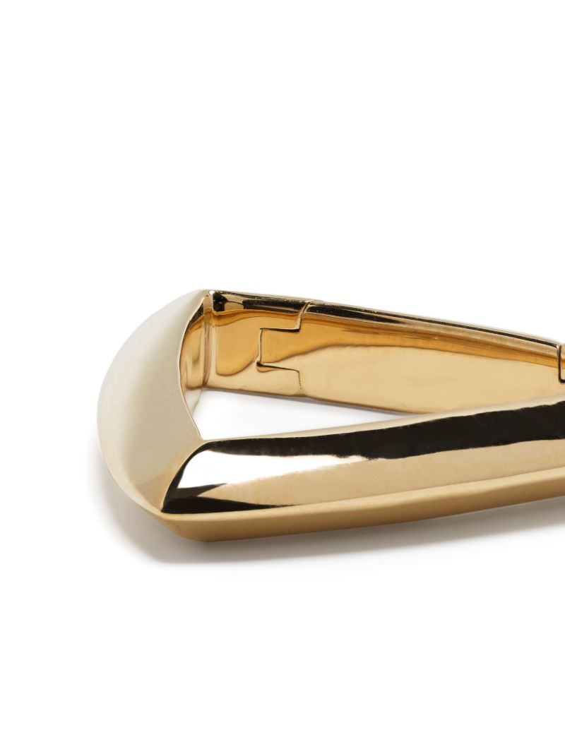 18k Yellow Gold Triangle Lock Pendant