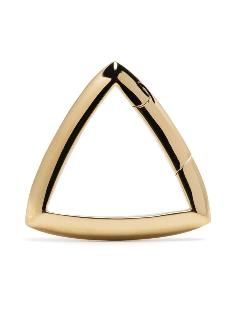 18k Yellow Gold Triangle Lock Pendant
