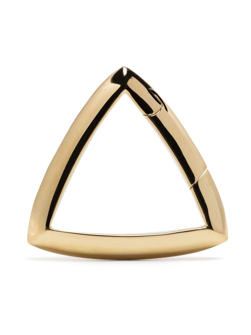 18k Yellow Gold Triangle Lock Pendant