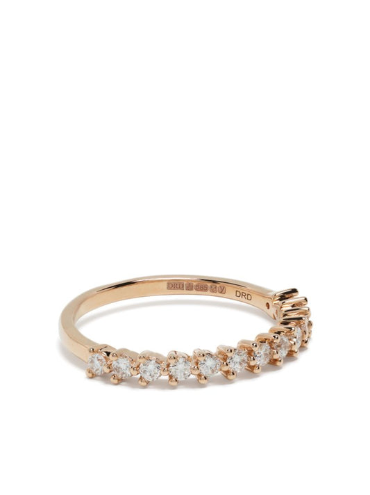 14k Rose Gold Vivien Lily Diamond Ring
