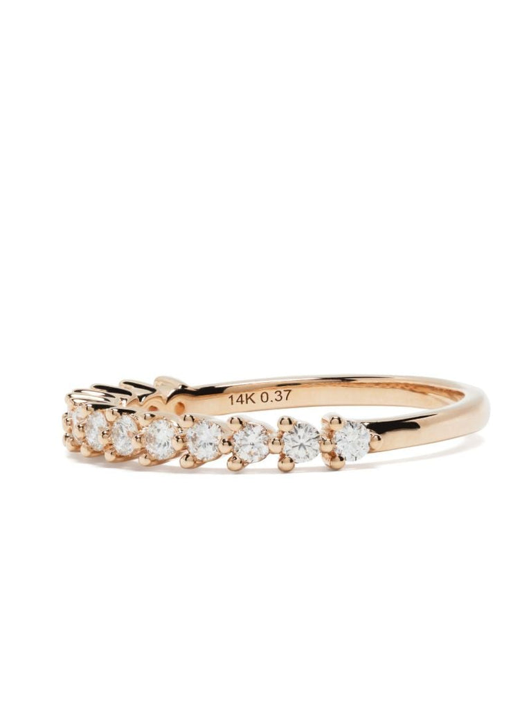14k Rose Gold Vivien Lily Diamond Ring