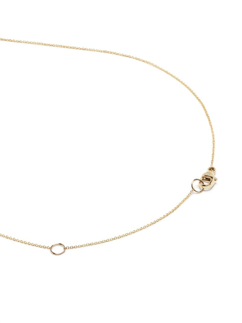 14k Yellow Gold Vivien Lily Diamond Necklace