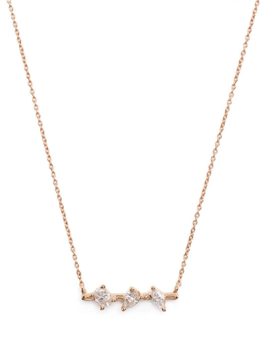14k Rose Gold Alexa Jordyn Diamond Necklace