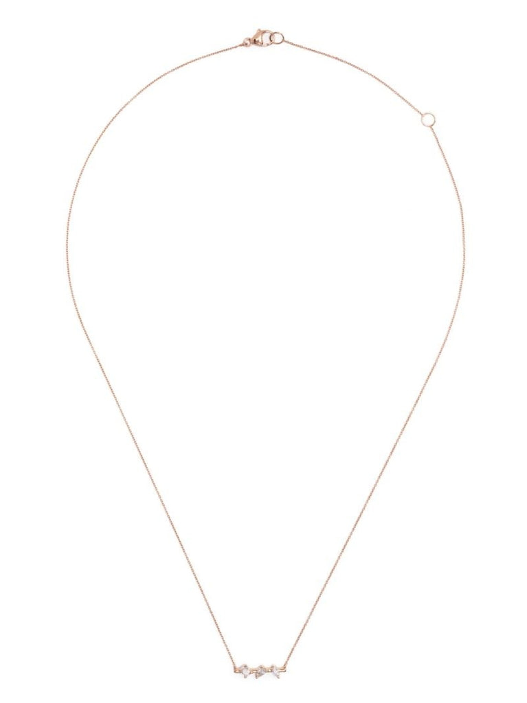 14k Rose Gold Alexa Jordyn Diamond Necklace