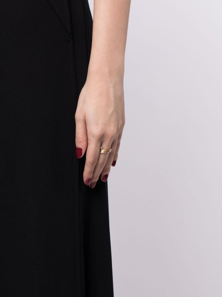 14k Yellow Gold Nana Bernice Large Crossover Ring