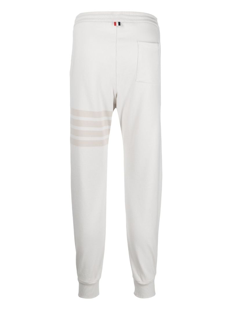 Grey 4-bar Cotton Track Pants