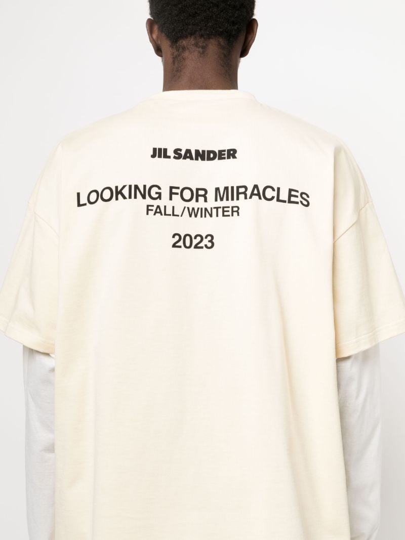 Yellow Double-layered T-shirt