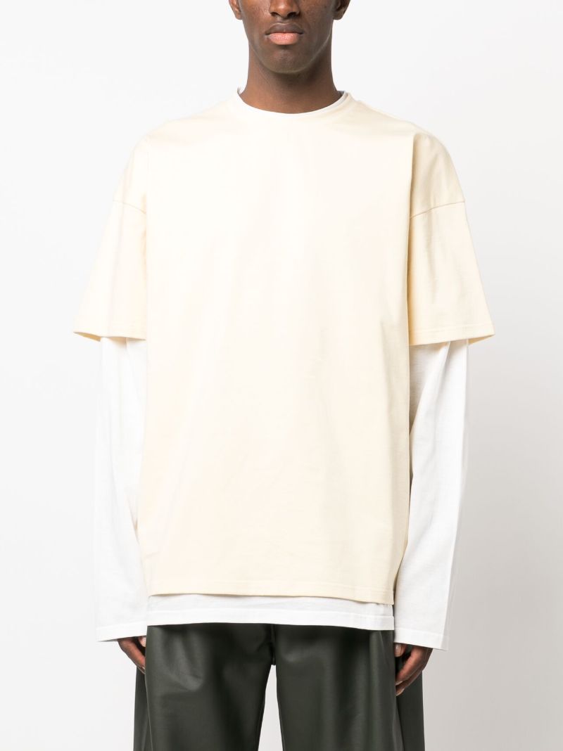 Yellow Double-layered T-shirt