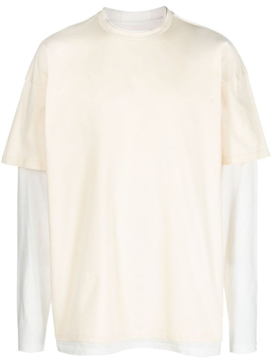 Yellow Double-layered T-shirt