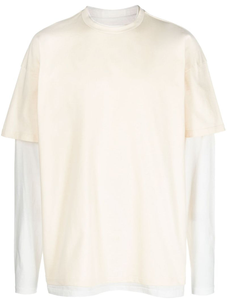 Yellow Double-layered T-shirt