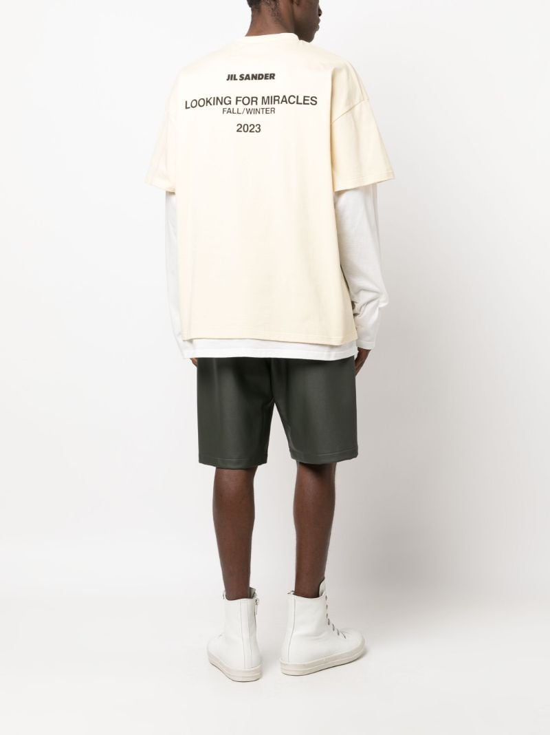 Yellow Double-layered T-shirt